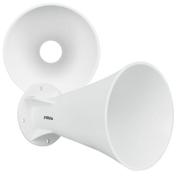 PRV AUDIO 2 Inch Exit Horn Waveguide WGP22-50 Bolt On Compression Drivers - ABS Plastic UV Resistant Driver Guide - White Color