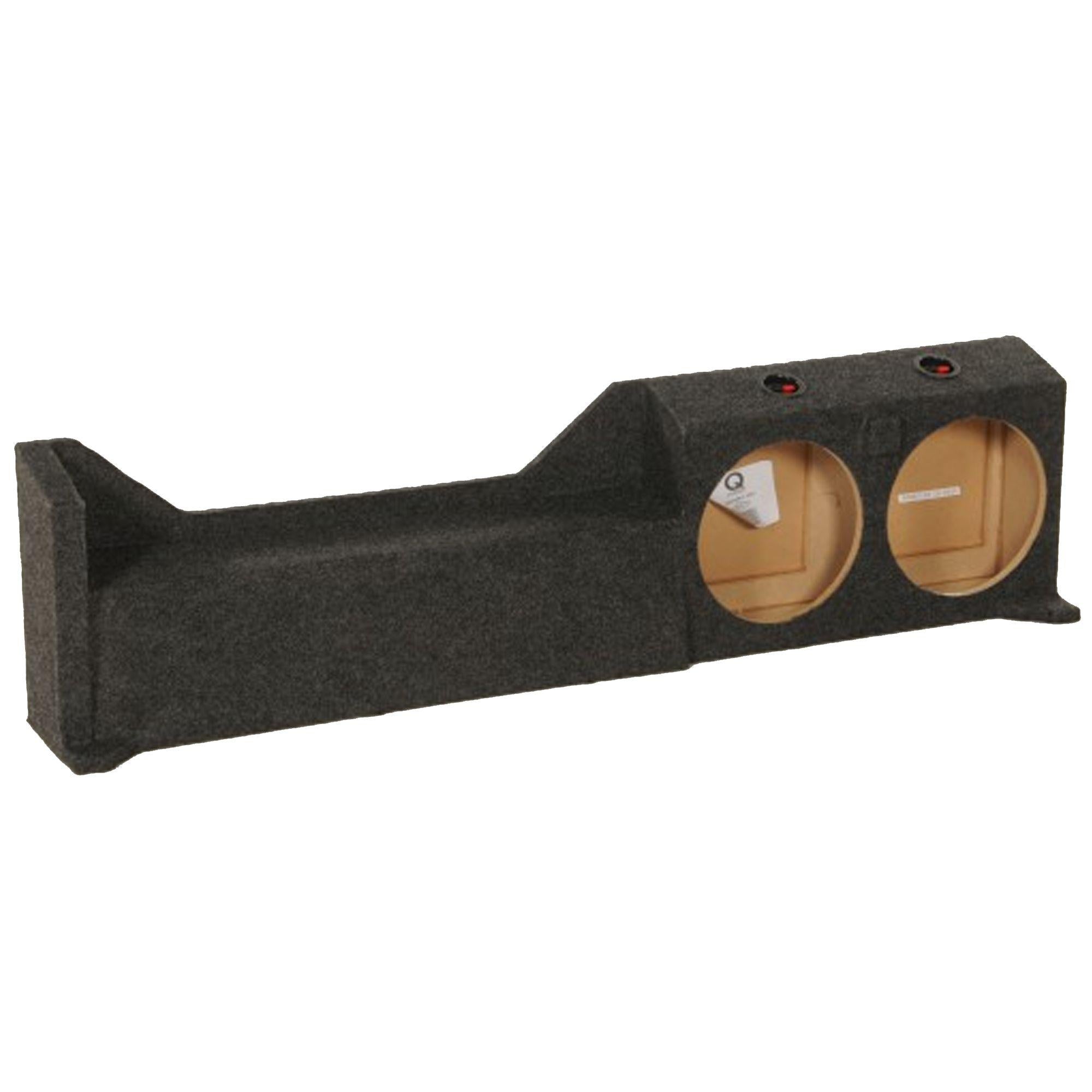 Q-Power Dual 10″ Sealed Enclosure for Nissan Frontier Crew 05-19