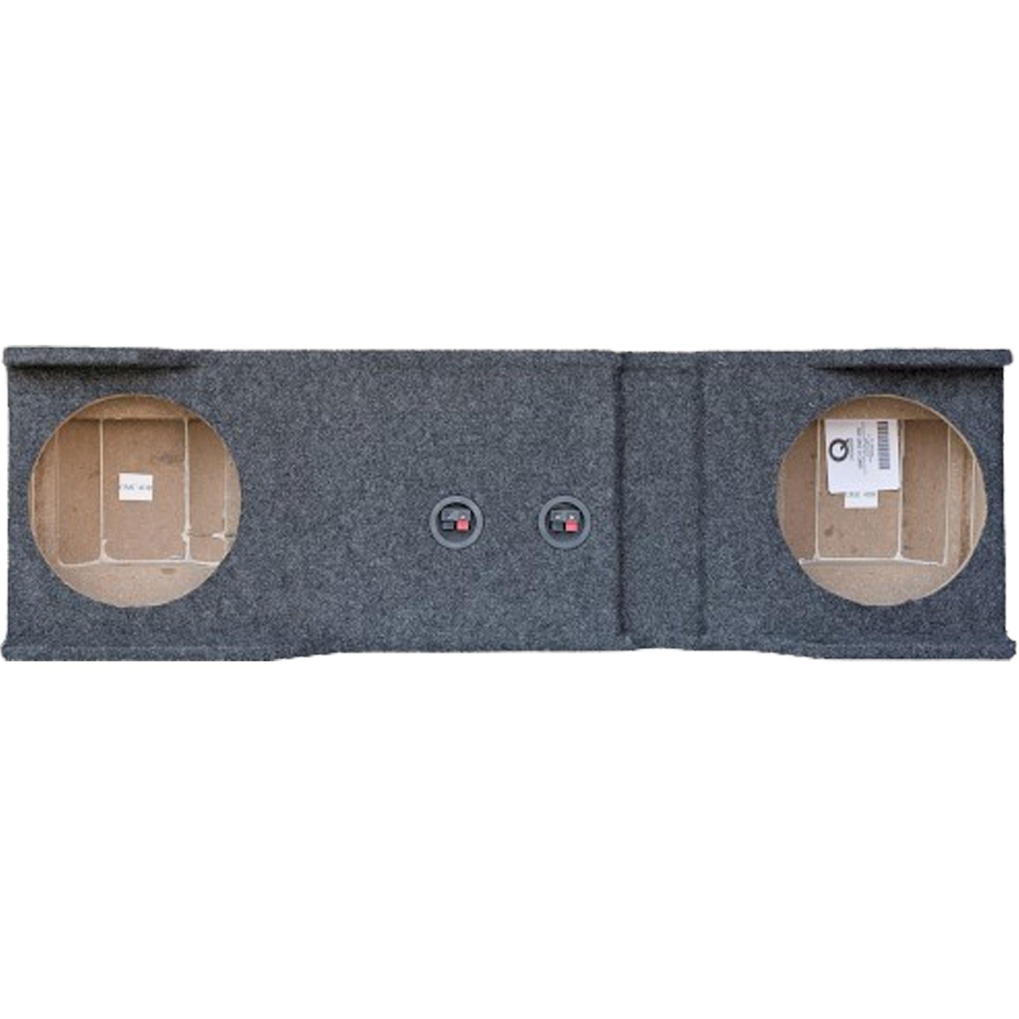 Q-Power Dual 10″ Sealed Enclosure GM HD Crew 1500-3500 01-06