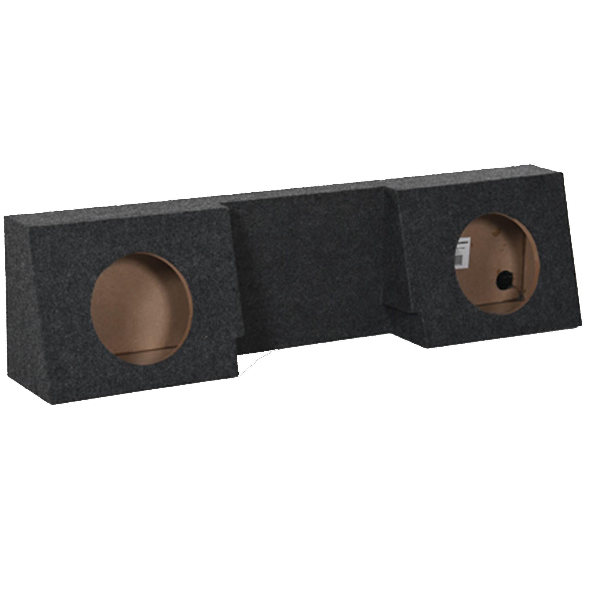 Q-Power Dual 10″ Sealed Enclosure for GM Single Cab 07-18