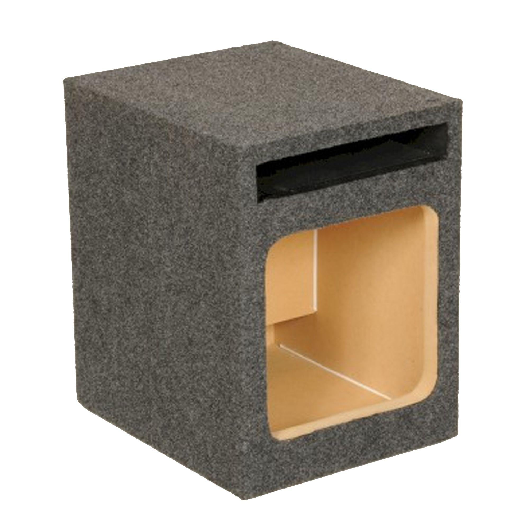 Q-Power Single 10″ Ported Enclosure Square Woofer