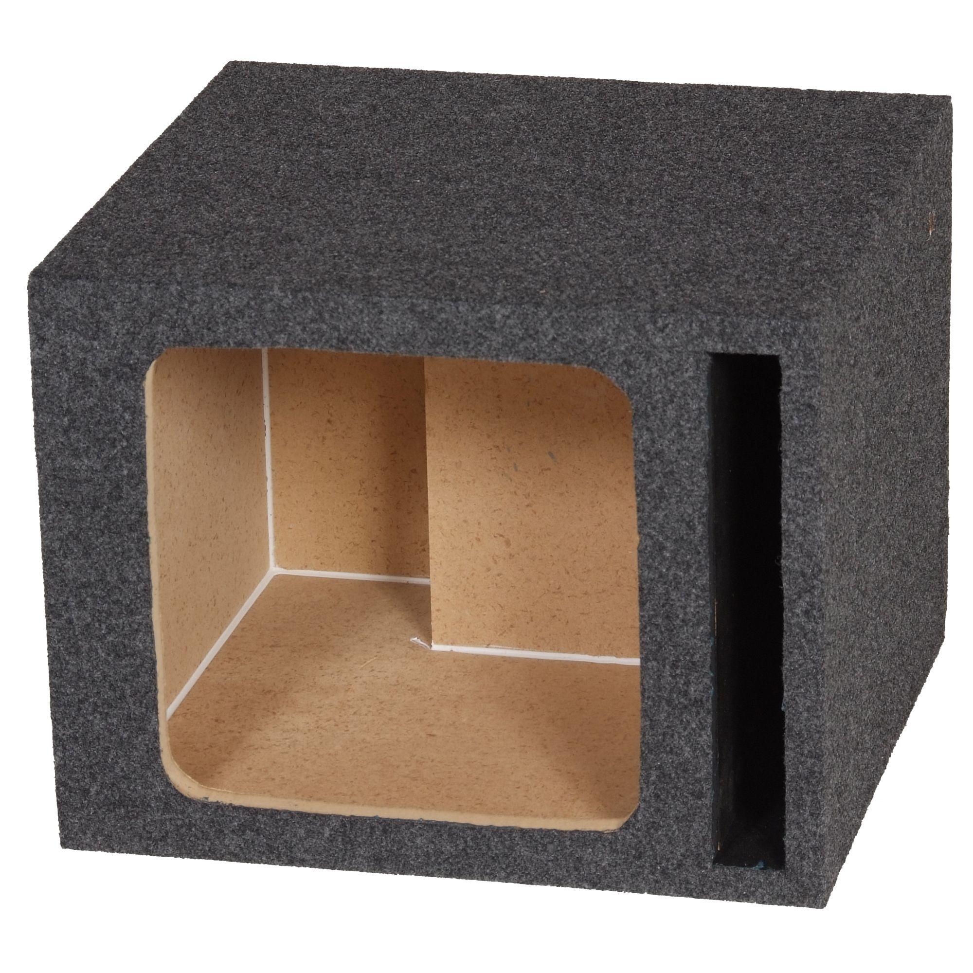 Q-Power Single 12″ Ported Enclosure Square Woofer