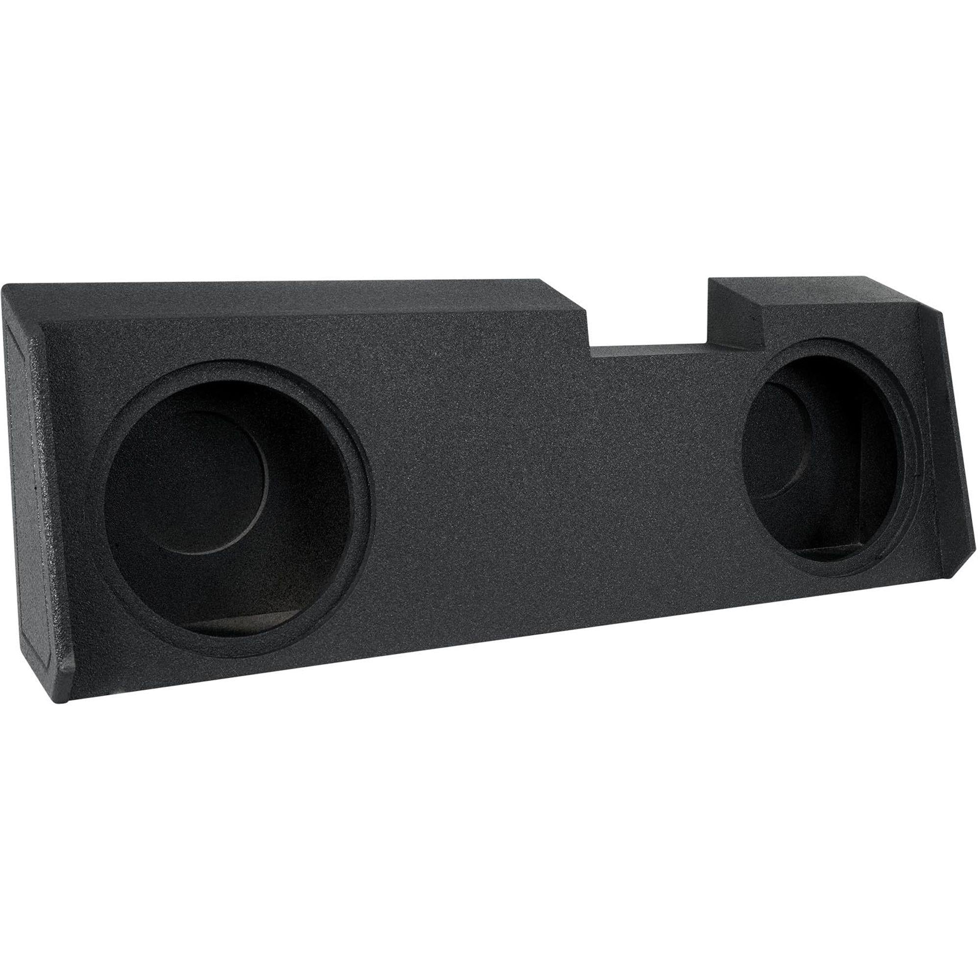Q-Bomb Dial 10″ Sealed Enclosure for GM Crew & Double Cab 19-20+