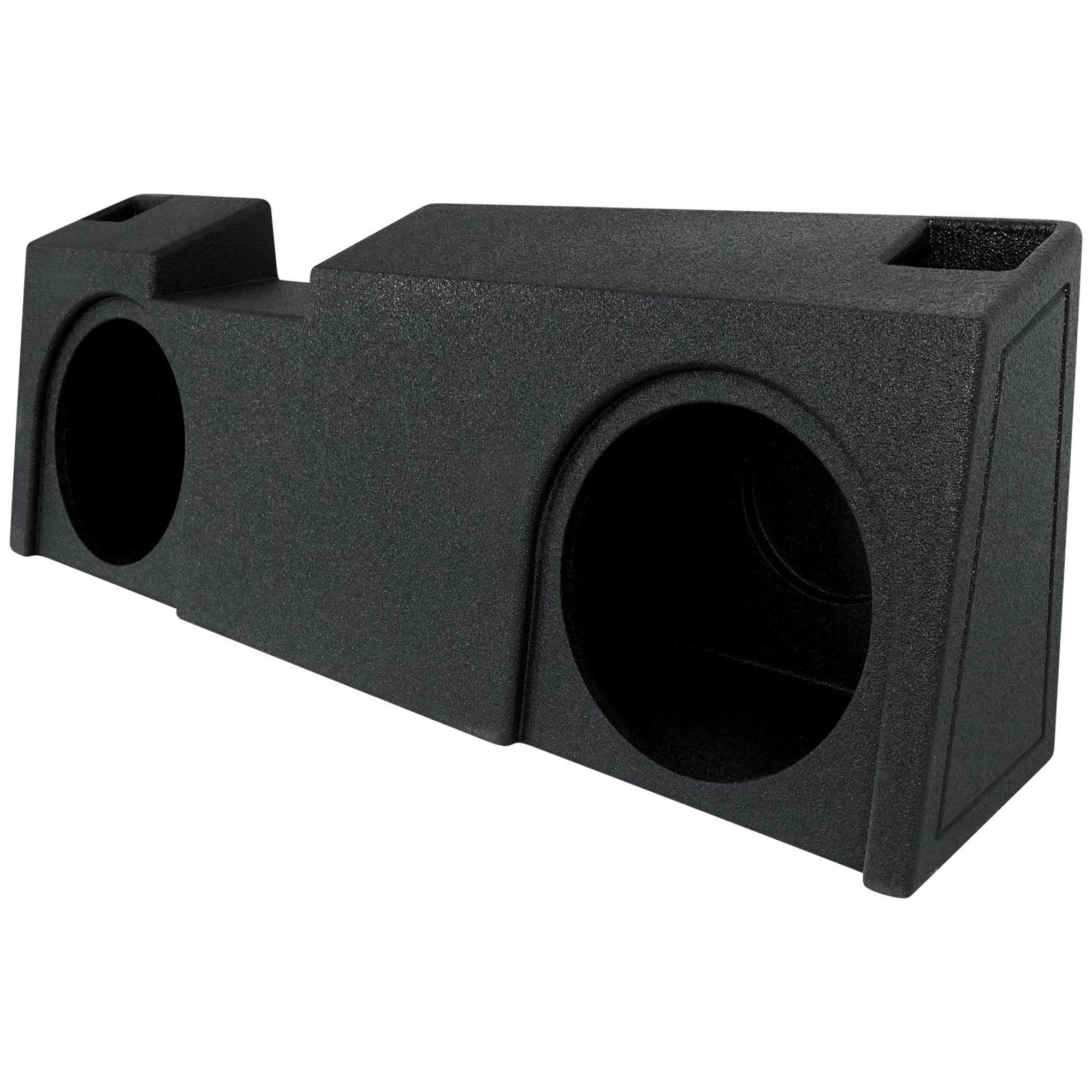 Q-Bomb Dual 10″ Sealed Enclosure for GM Crew & Double Cab 19-20+