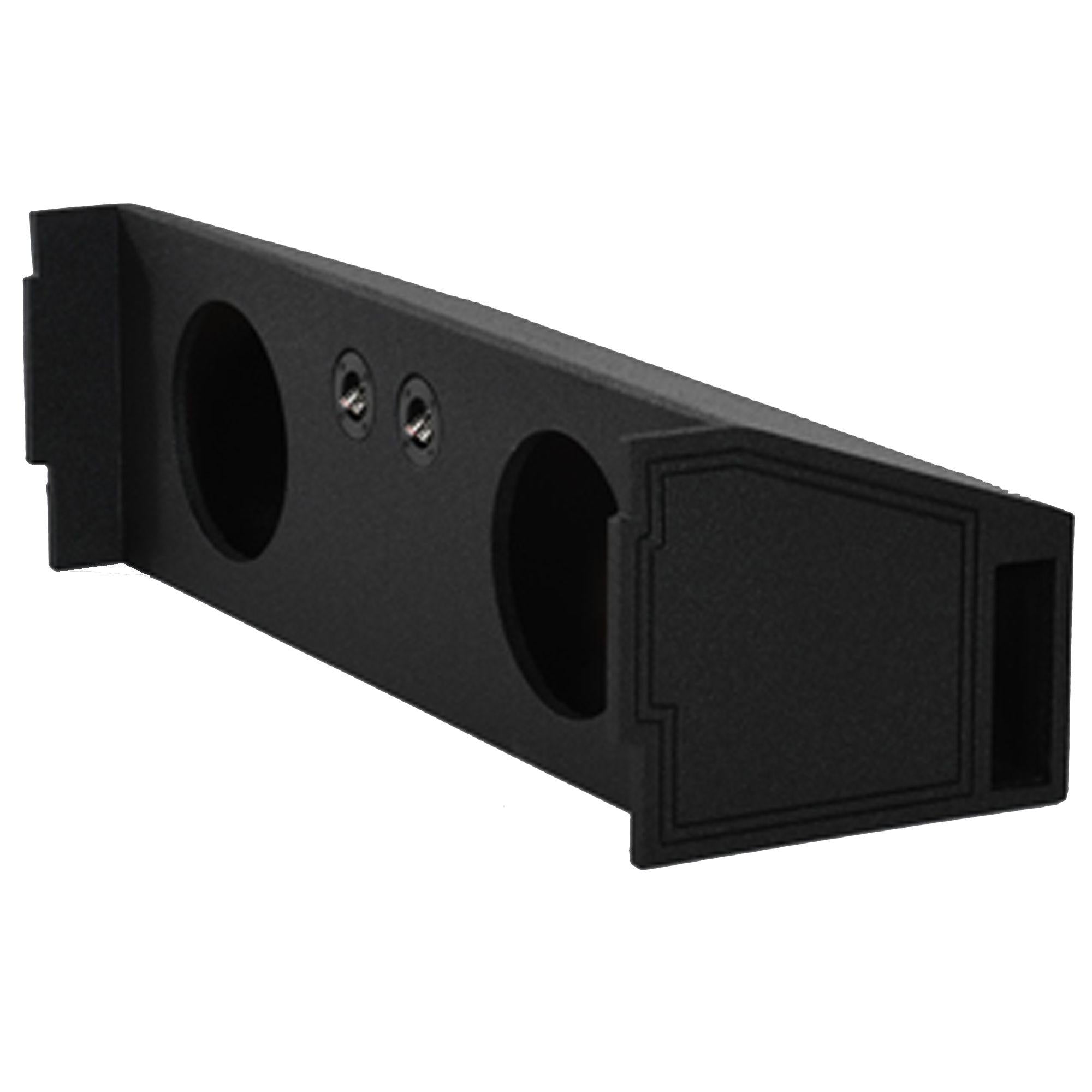 Q-Bomb Dual 10″ Ported Down-Firing Woofer Enclosure