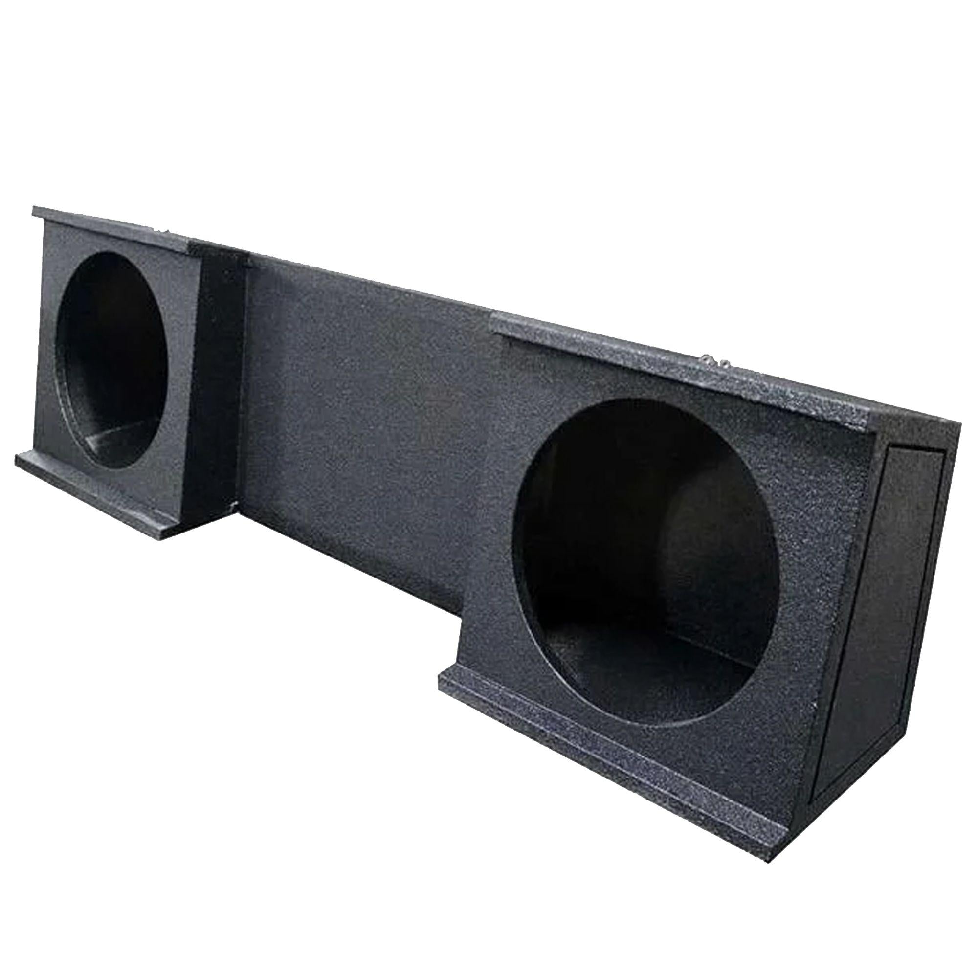 Q-Bomb Dual 12″ Sealed Enclosure for Titan King/Crew Cabs 07-23