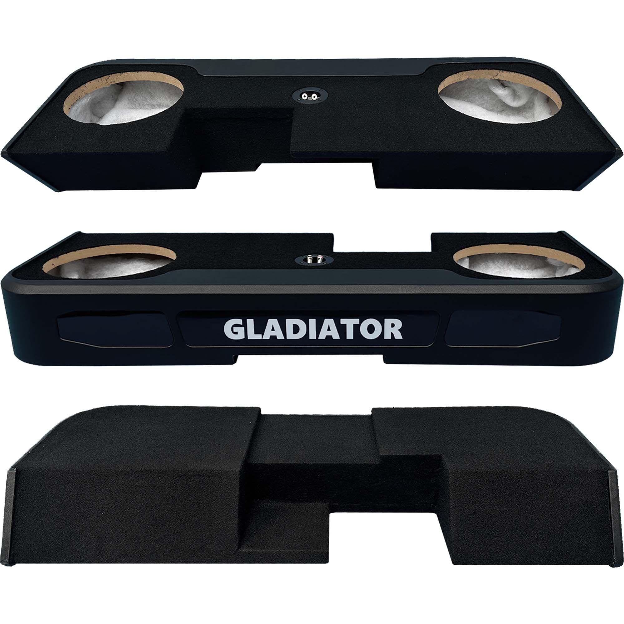 Q-Luxe Dual 10″ Sealed Custom Enclosure for Jeep Gladiator 19-23