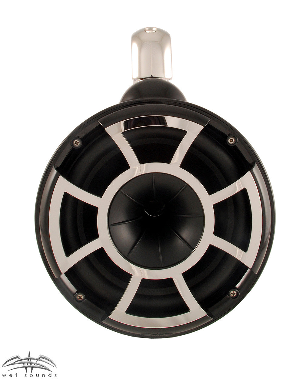 Wet Sounds REV 8 Fixed Clamp Tower Speakers with Wet Sounds Suitz speaker Covers - Black