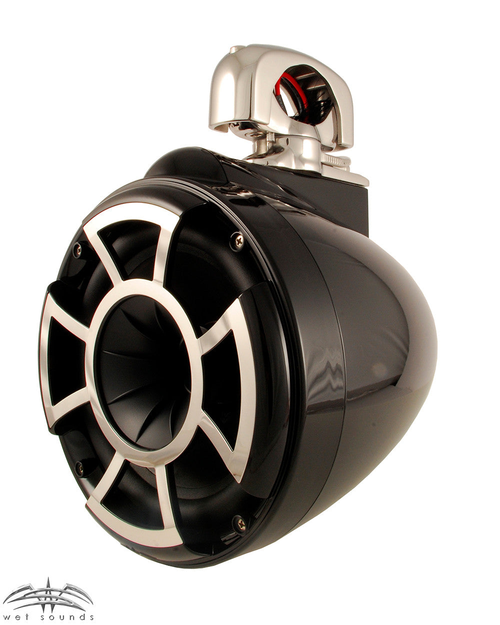 Wet Sounds REV 8 Swivel Clamp Tower Speakers - Black (Pair)