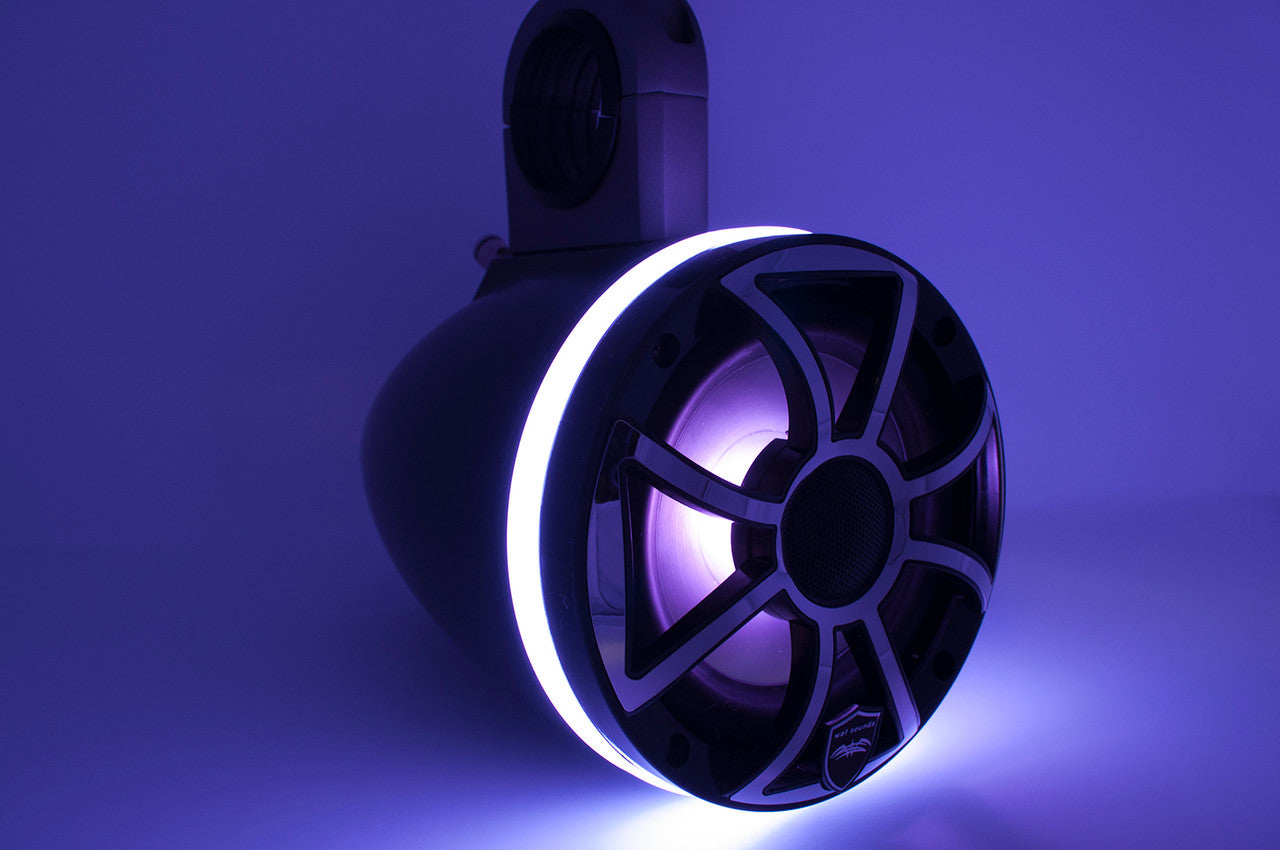 Wet Sounds REVO6-XSB-SS Black & Stainless Steel 6.5