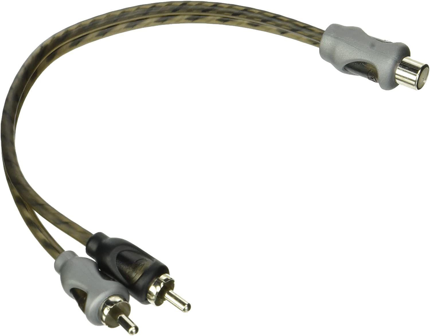 Rockford Fosgate RF RFIY-1F Twisted Pair Y-Adapter 1 Female To 2 Male