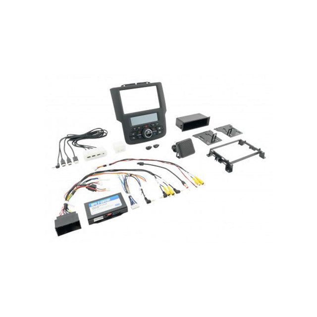 Alpine iLX-W770 7-Inch Mech-less Receiver w/ PAC RPK4-CH4101 Compatible with 2013-2019 Ram Truck W/8