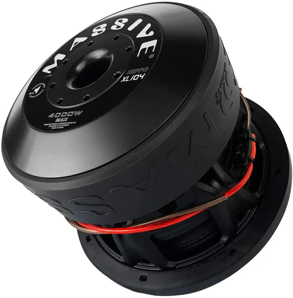New Massive Audio HIPPO XL 104 2000 Watt RMS 10