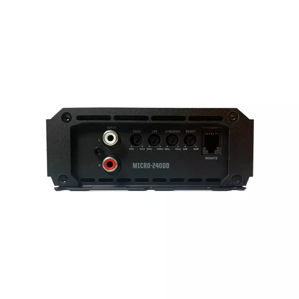 Nemesis Audio MICRO-2400D 1-CH Monoblock 2400W Max Class-D Subwoofer Amplifier