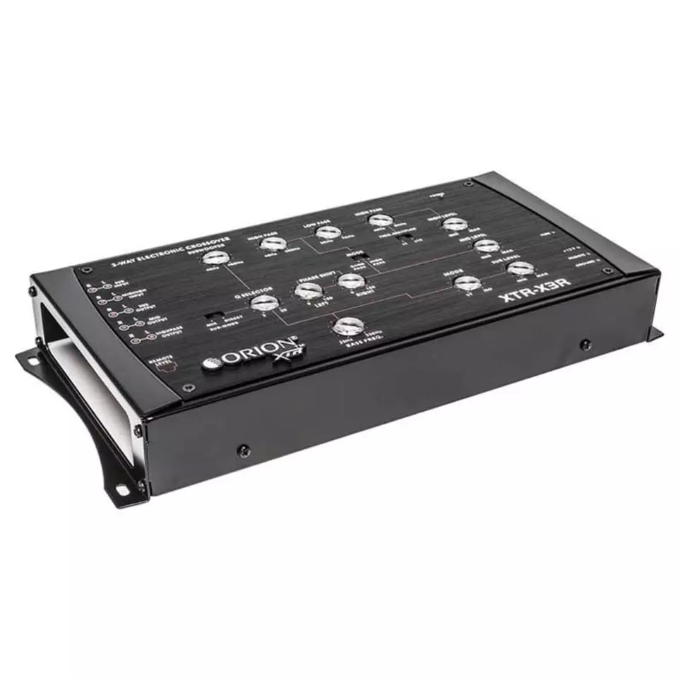 Orion XTR-X3R 3-Way Car Audio Electronic Crossover Network w/ Remote Bass Boost