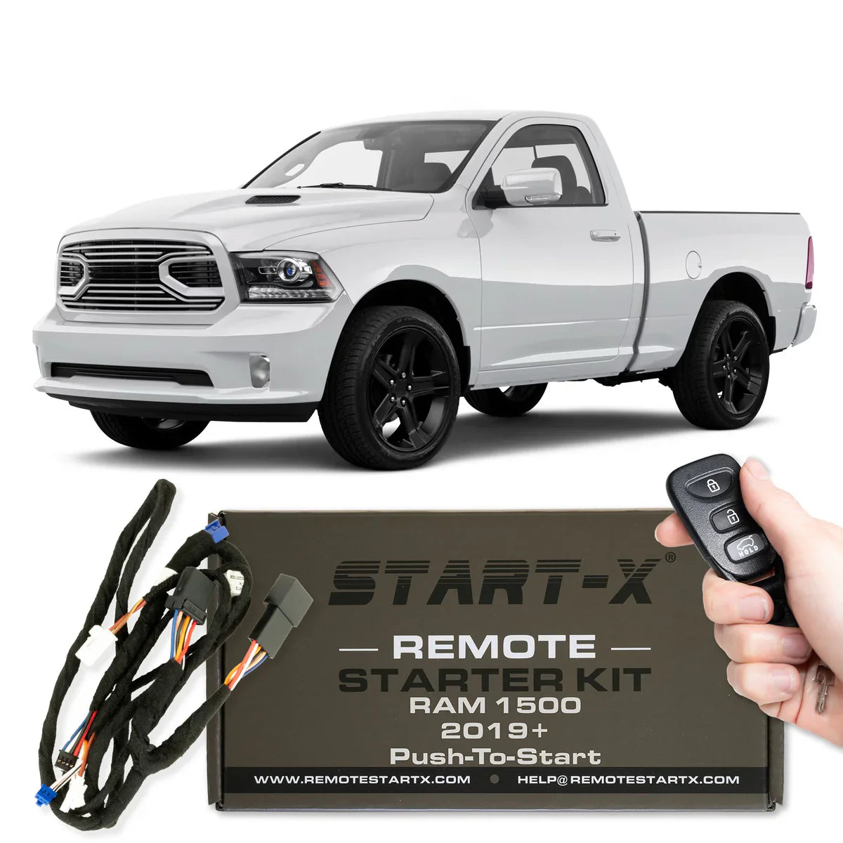 Start-X Plug N Play Remote Starter Kit for RAM 1500 (2019-2024) / Push to Start