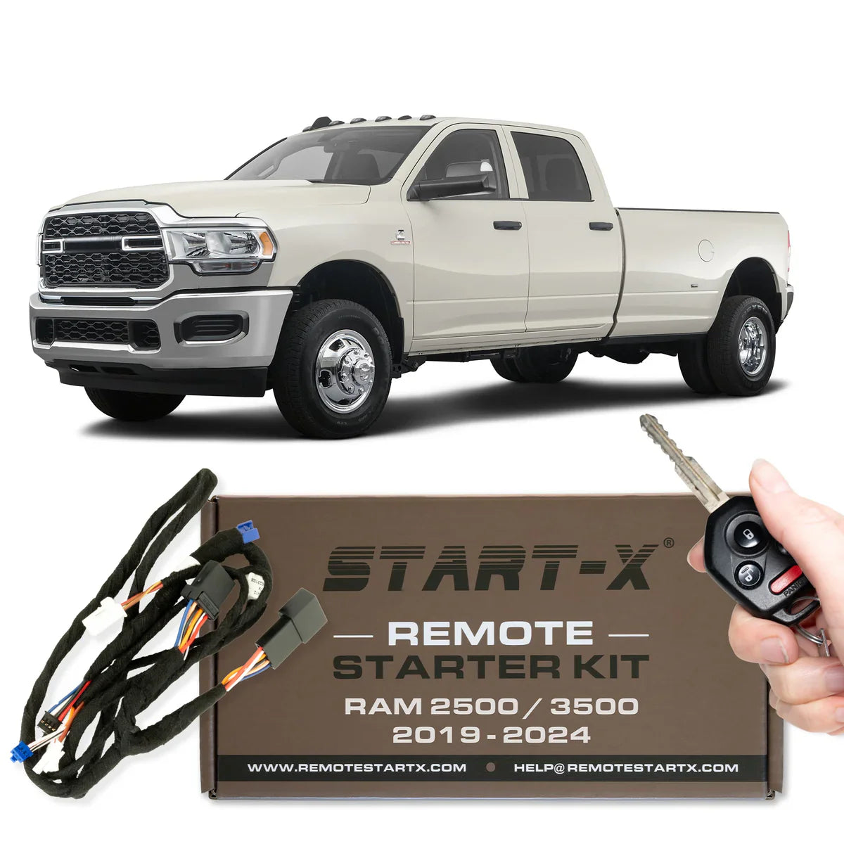 Start-X Plug N Play Remote Starter Kit for RAM 2500/3500 (2019-2024) / Push to Start