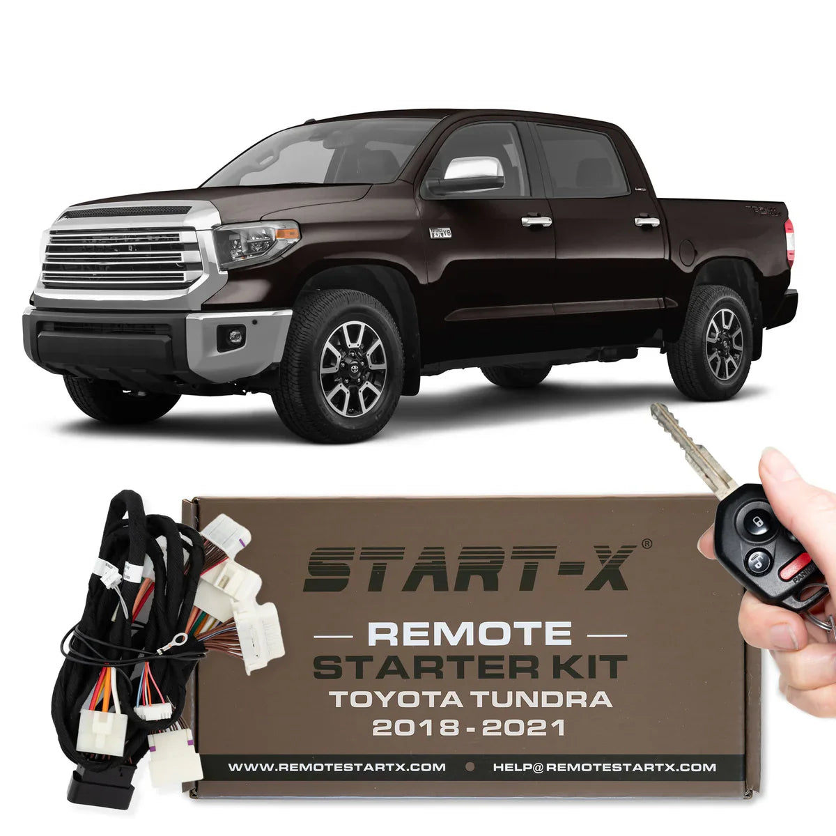 Start-X Plug N Play Remote Starter Kit for Toyota Tundra (2018-2021) / Key Start
