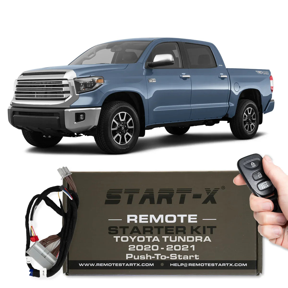 Start-X Plug N Play Remote Starter Kit for Tundra (2020-2021) / Push to Start