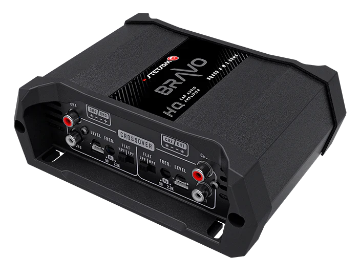 Stetsom Bravo HQ400.4 4-Channel Amplifier 2-Ohm Stable