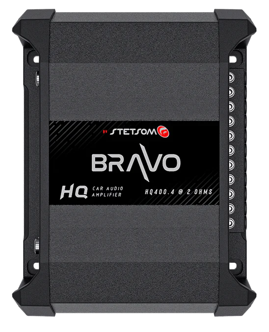 Stetsom Bravo HQ400.4 4-Channel Amplifier 2-Ohm Stable