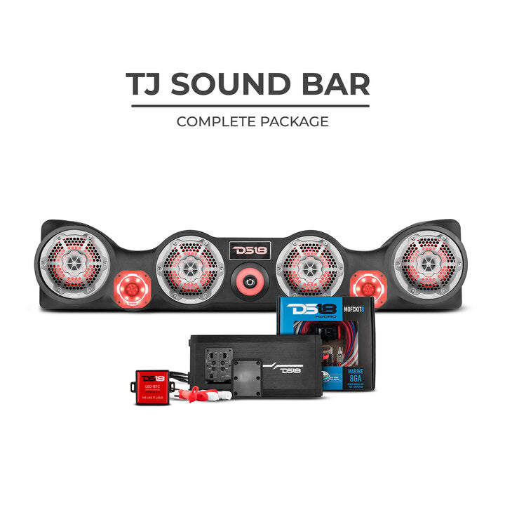 DS18 Jeep TJ Sound Bar Loaded Package