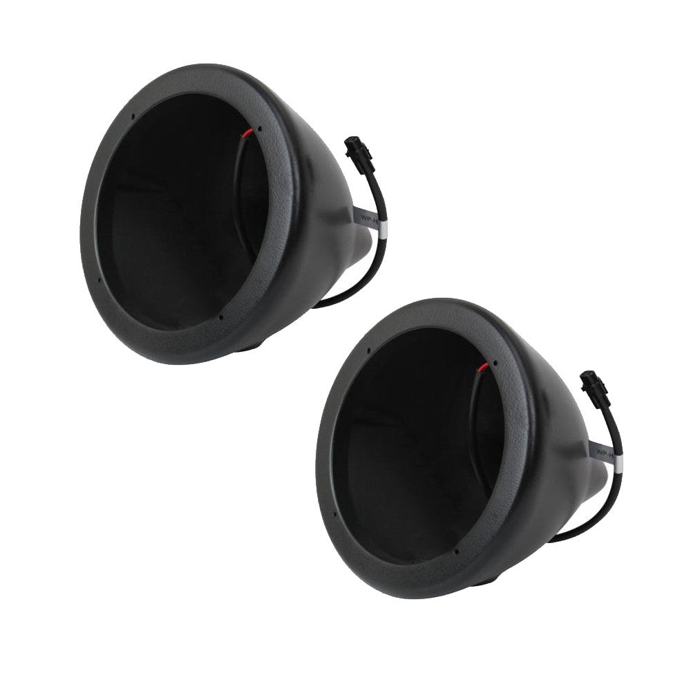 Wet Sounds REVO 6-SWB Black 6.5 Inch Marine LED Speakers & Enclosures (1.75