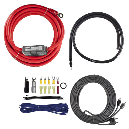 T-Spec V8-AK4 v8 SERIES 4-Gauge 1,500-Watt Amp Installation Kit with RCA Cables