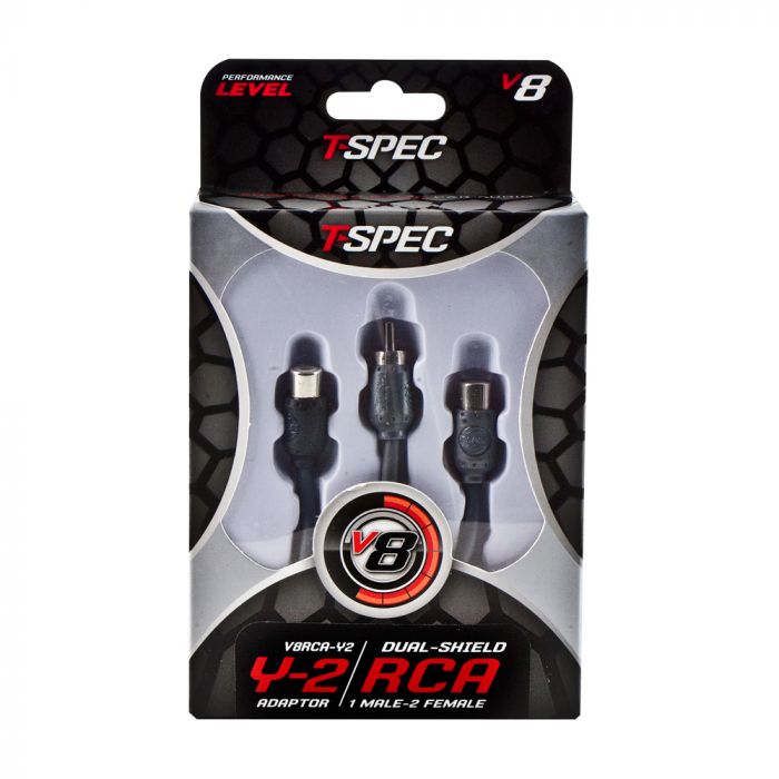 T-Spec V8RCA-Y2 V8 Series Two-channel Audio Y-Cable
