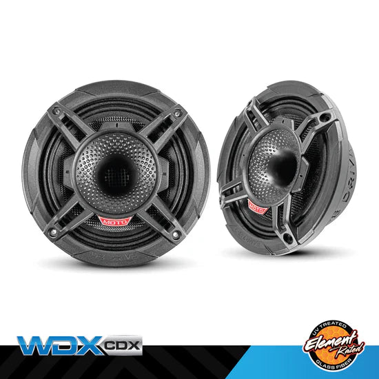 db drive WDX6MOTO-CDX : 6.5 2-Way Loudspeaker W/Rear Mounted CD (Pair) W/glass fiber element rated