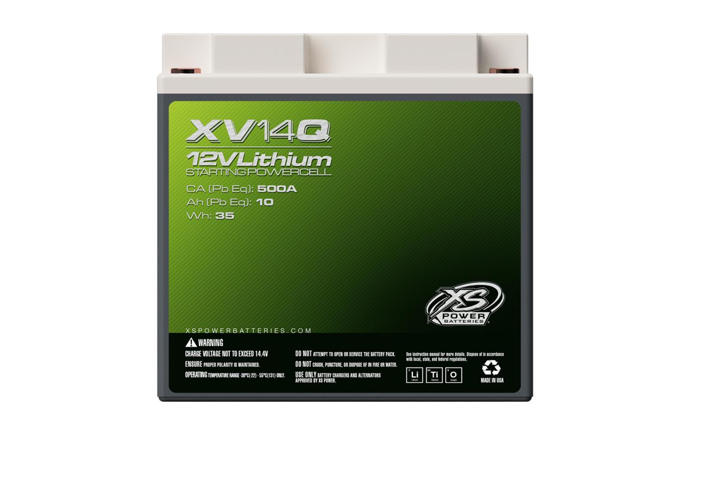 XS Power XV Powersports Series Lithium Batteries XV14Q