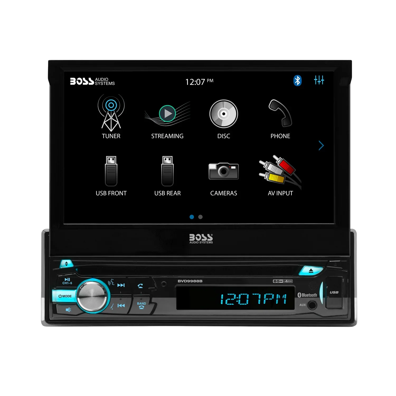 BVD9968MB Car Stereo - Single Din, 7