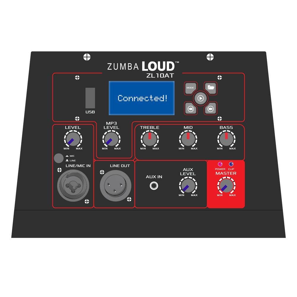 DS18 ZL-10AT exclusive ZUMBA LOUD Powered All In One Line Array 10